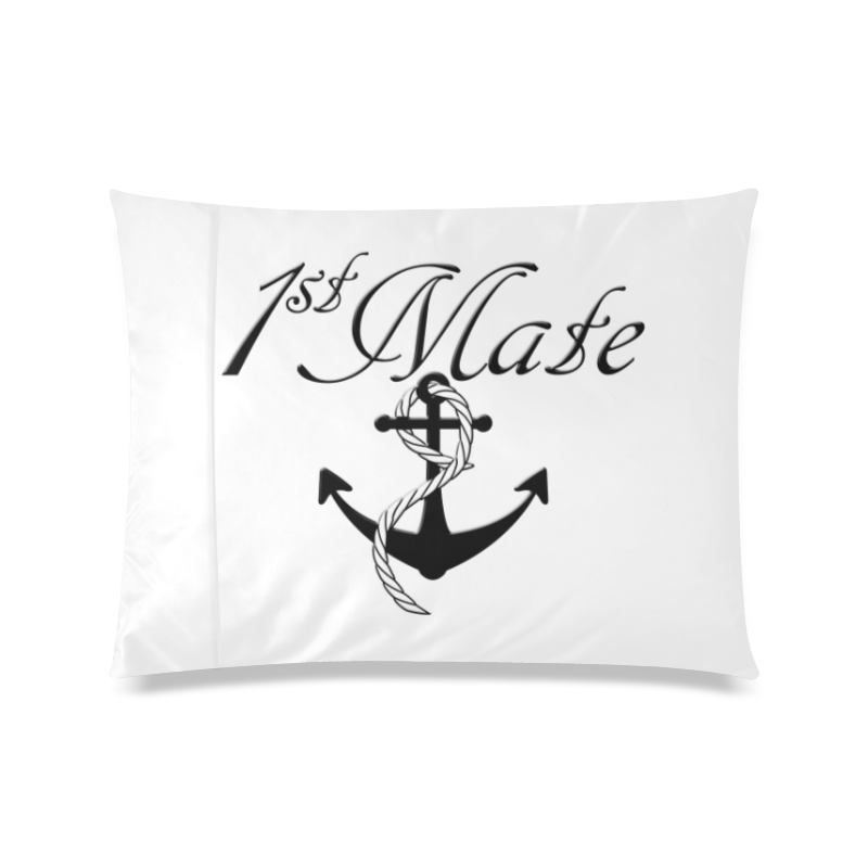 For the 1st Mate Custom Zippered Pillow Case 20"x26"(Twin Sides)