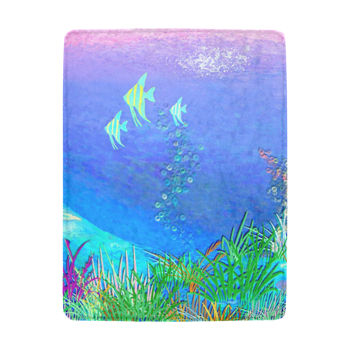 Under the seaside Ultra-Soft Micro Fleece Blanket 43''x56''