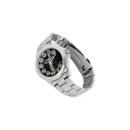 Please Wait for the Dial Tone Unisex Stainless Steel Watch(Model 103)