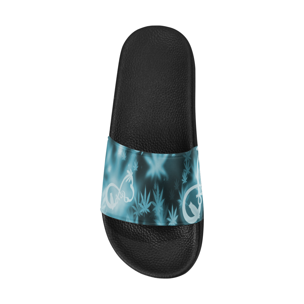 INFINITY BLUE COSMOS Women's Slide Sandals (Model 057)