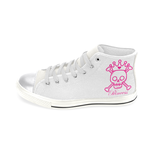 Princess Women's Classic High Top Canvas Shoes (Model 017)