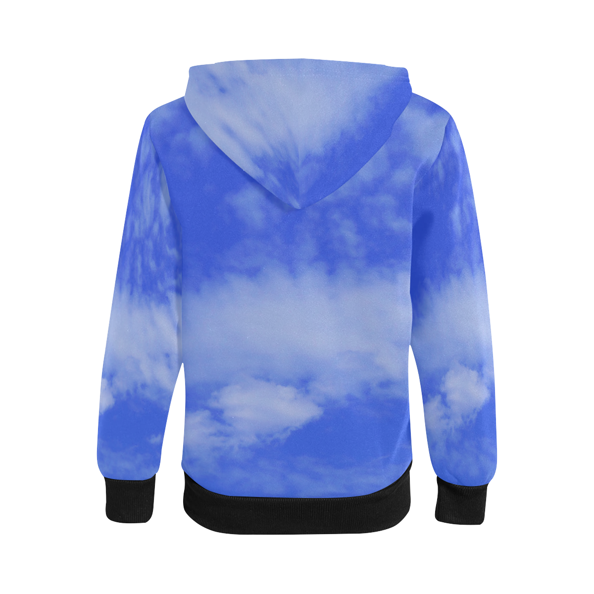 Blue Clouds Kids' All Over Print Full Zip Hoodie (Model H39)