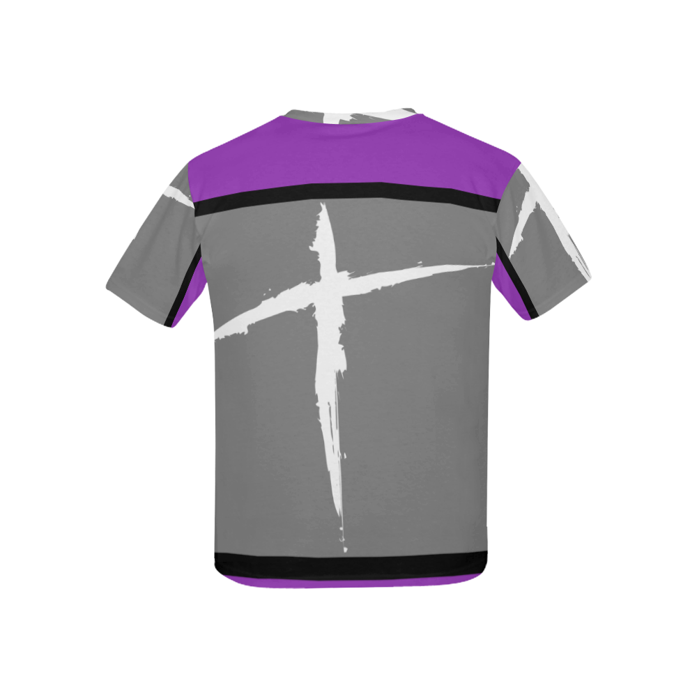 Kids Yahshua signature Purple Kids' All Over Print T-shirt (USA Size) (Model T40)
