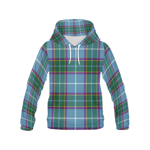 Isle of Man (Laxey Manx) Tartan All Over Print Hoodie for Men (USA Size) (Model H13)