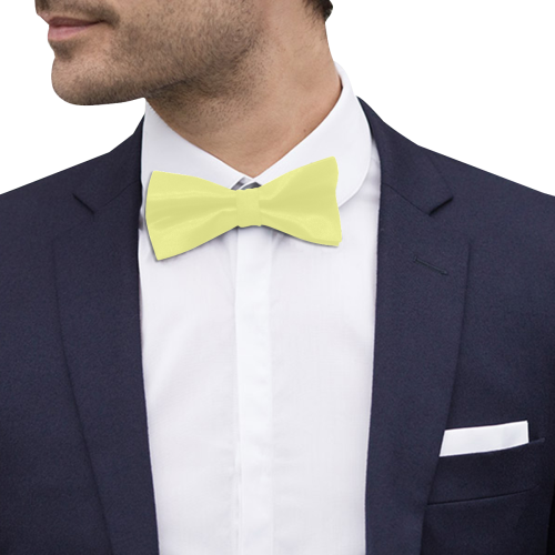 color canary yellow Custom Bow Tie