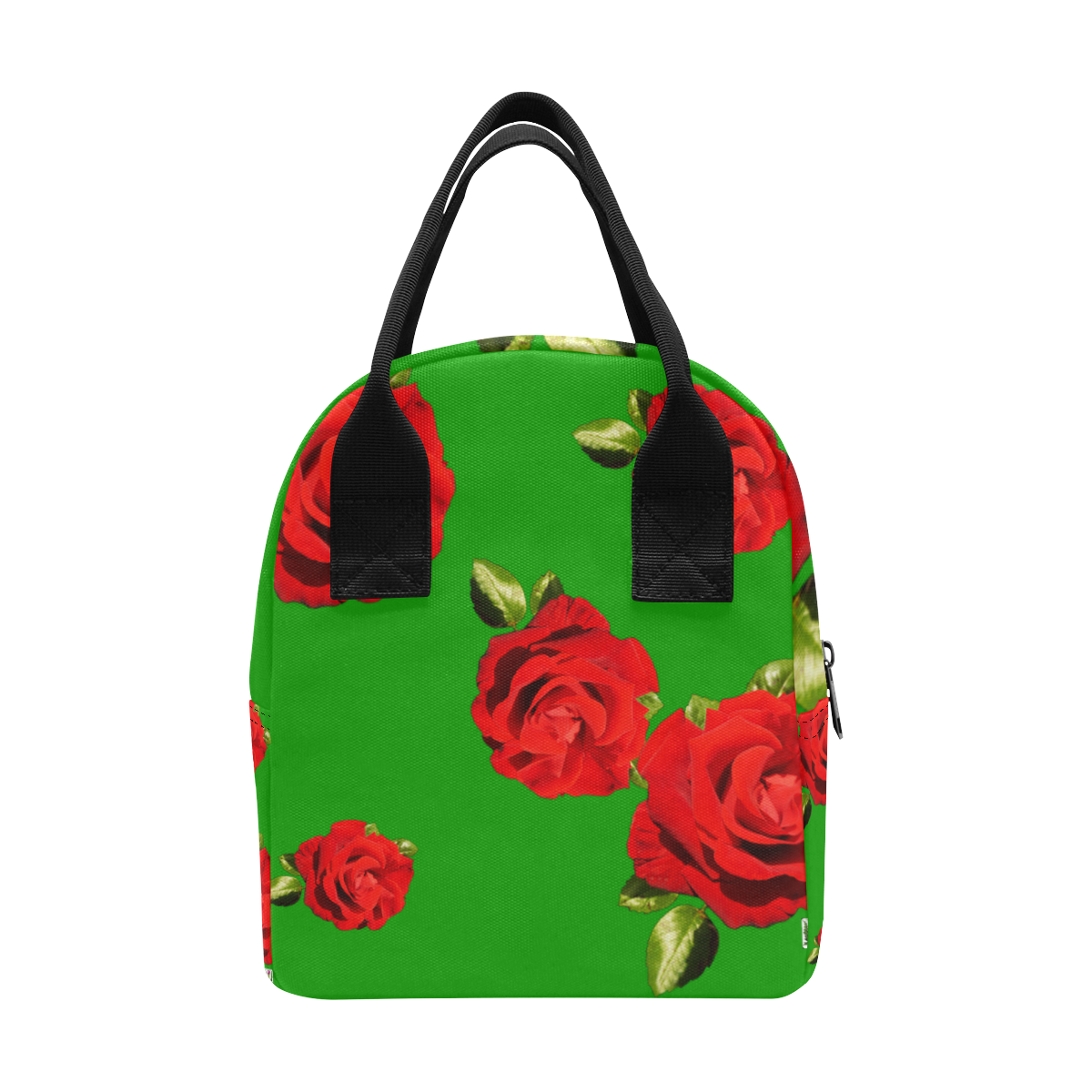 Fairlings Delight's Floral Luxury Collection- Red Rose Zipper Lunch Bag 53086b5 Zipper Lunch Bag (Model 1689)