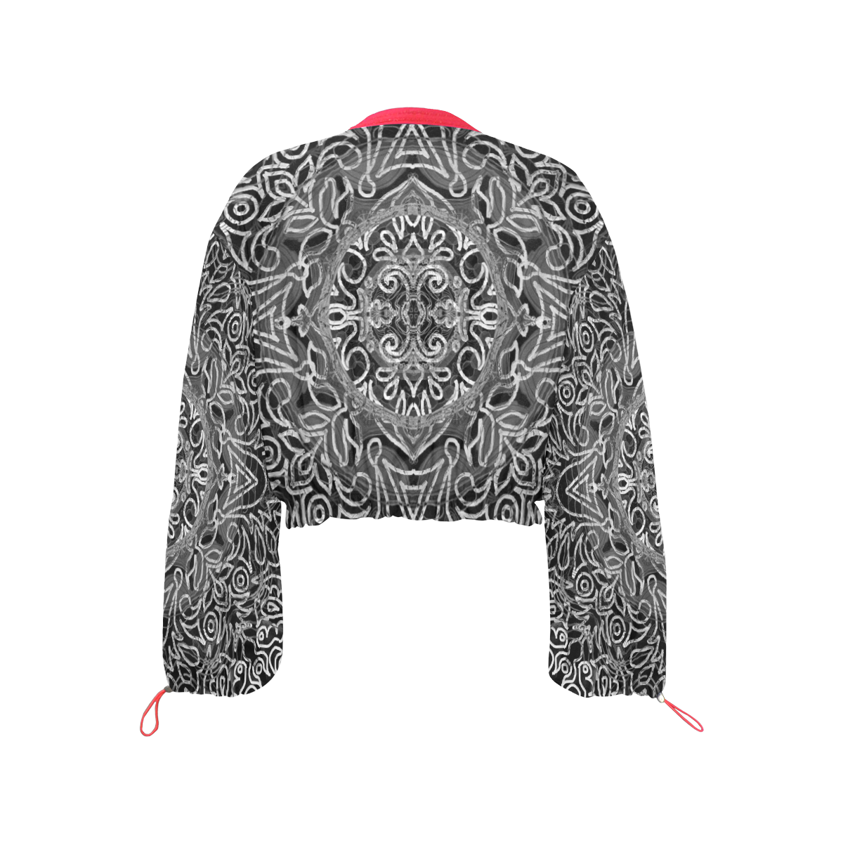 labytinthe 5 Cropped Chiffon Jacket for Women (Model H30)