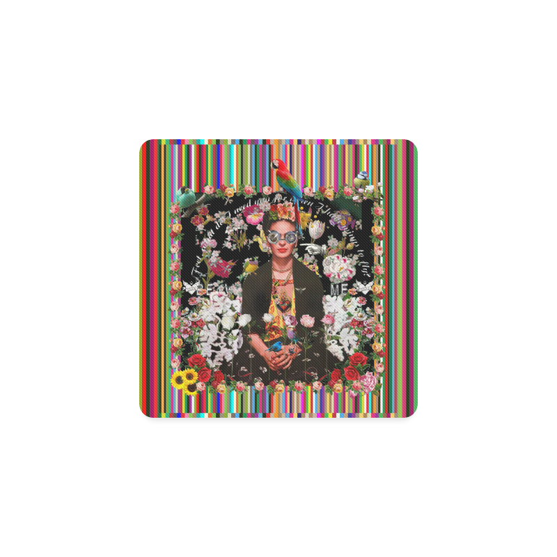 Frida Incognito Square Coaster