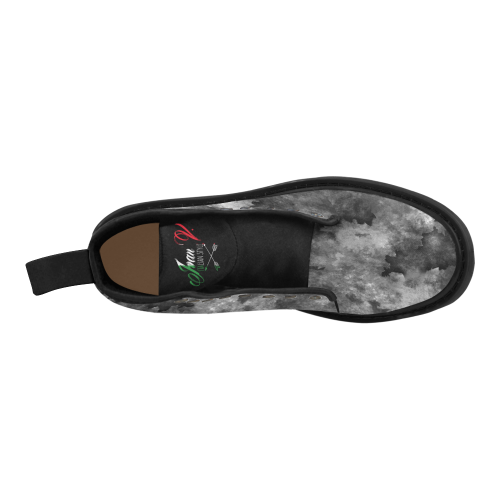 Smoke, by Ivan Venerucci Italian Style Martin Boots for Men (Black) (Model 1203H)