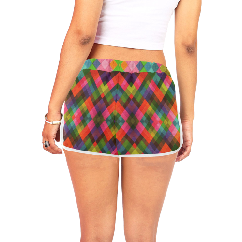 jazzy booty Women's All Over Print Relaxed Shorts (Model L19)