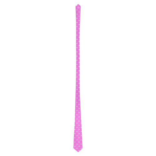 pink polka Classic Necktie (Two Sides)