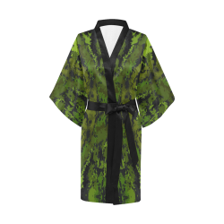 Abstract Tropical CAMO Kimono Robe