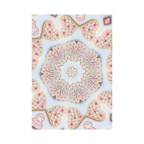 Love and Romance Heart Shaped Sugar Cookies Garden Flag 28''x40'' （Without Flagpole）