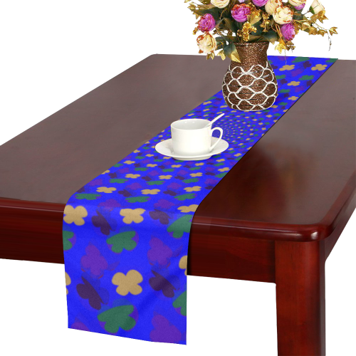 Flower vortex Table Runner 14x72 inch