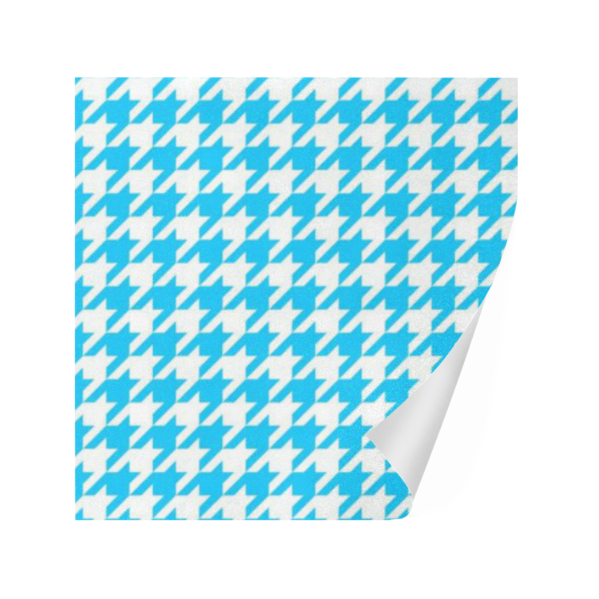 Friendly Houndstooth Pattern,aqua by FeelGood Gift Wrapping Paper 58"x 23" (3 Rolls)