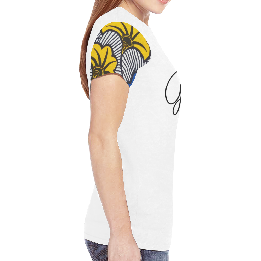 T shirt Wax 5 GV New All Over Print T-shirt for Women (Model T45)