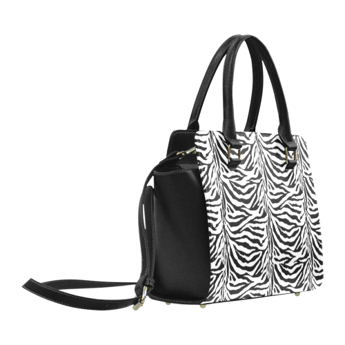 Zebra Animal Pattern Classic Shoulder Handbag (Model 1653)