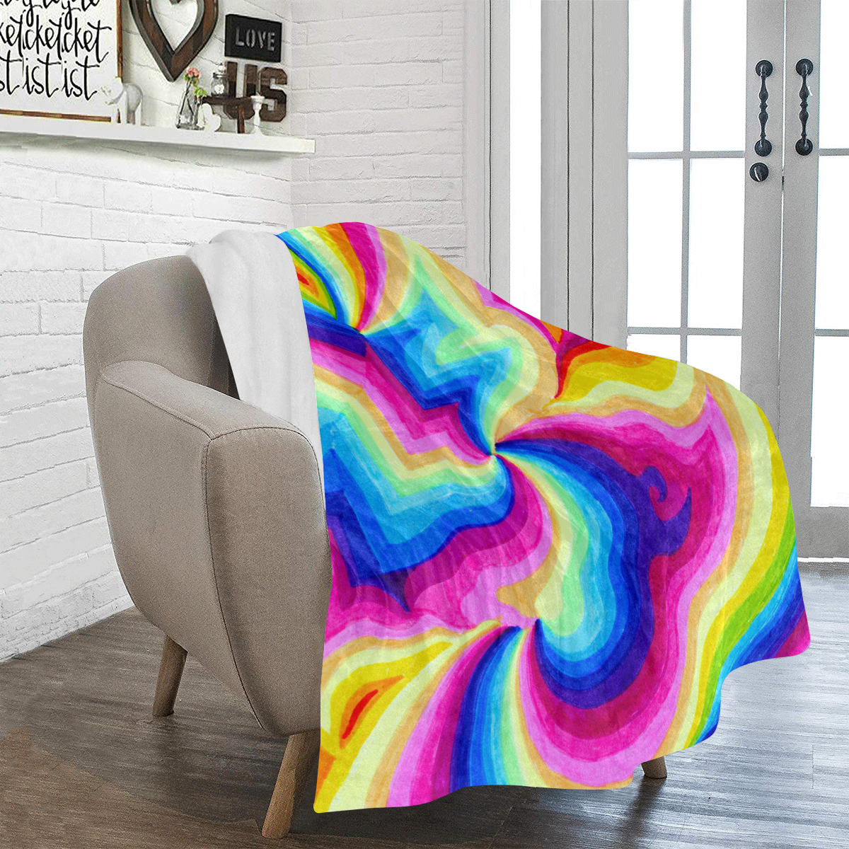 Ripples Ultra-Soft Micro Fleece Blanket 50"x60"
