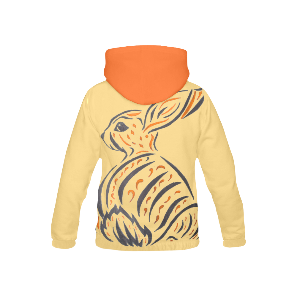 OrangeBunny All Over Print Hoodie for Kid (USA Size) (Model H13)