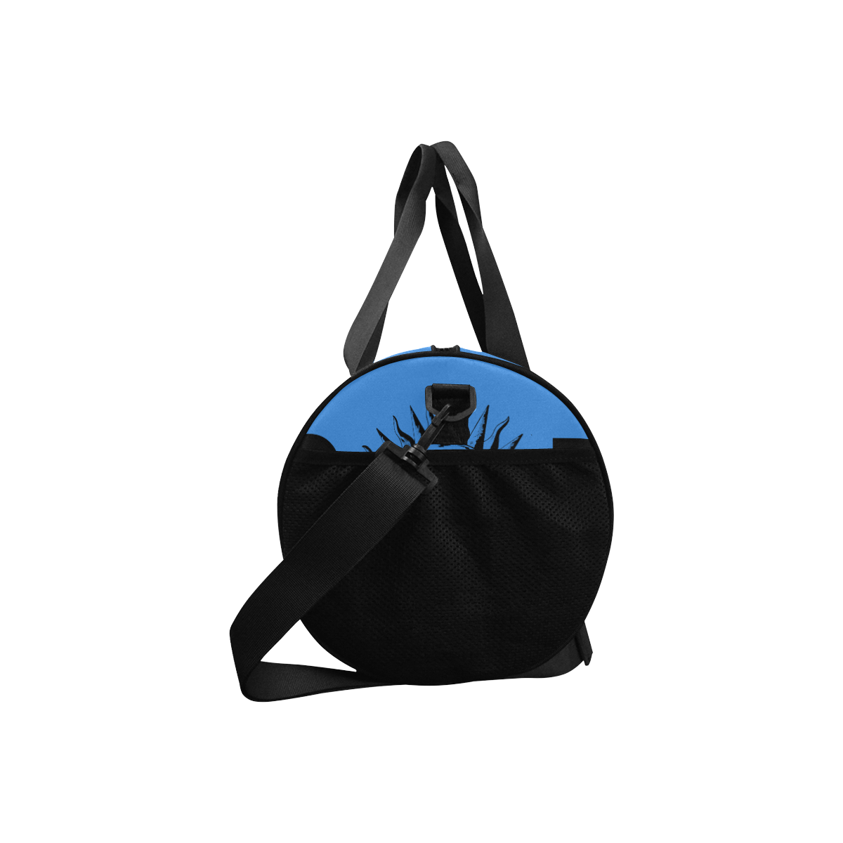 GOD Duffle Bag Shy Blue & Black Duffle Bag (Model 1679)
