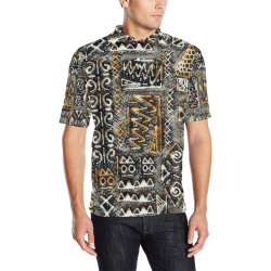 zZzs Men's All Over Print Polo Shirt (Model T55)