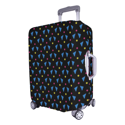 Funny Doodle Pattern 2A by JamColors Luggage Cover/Large 26"-28"