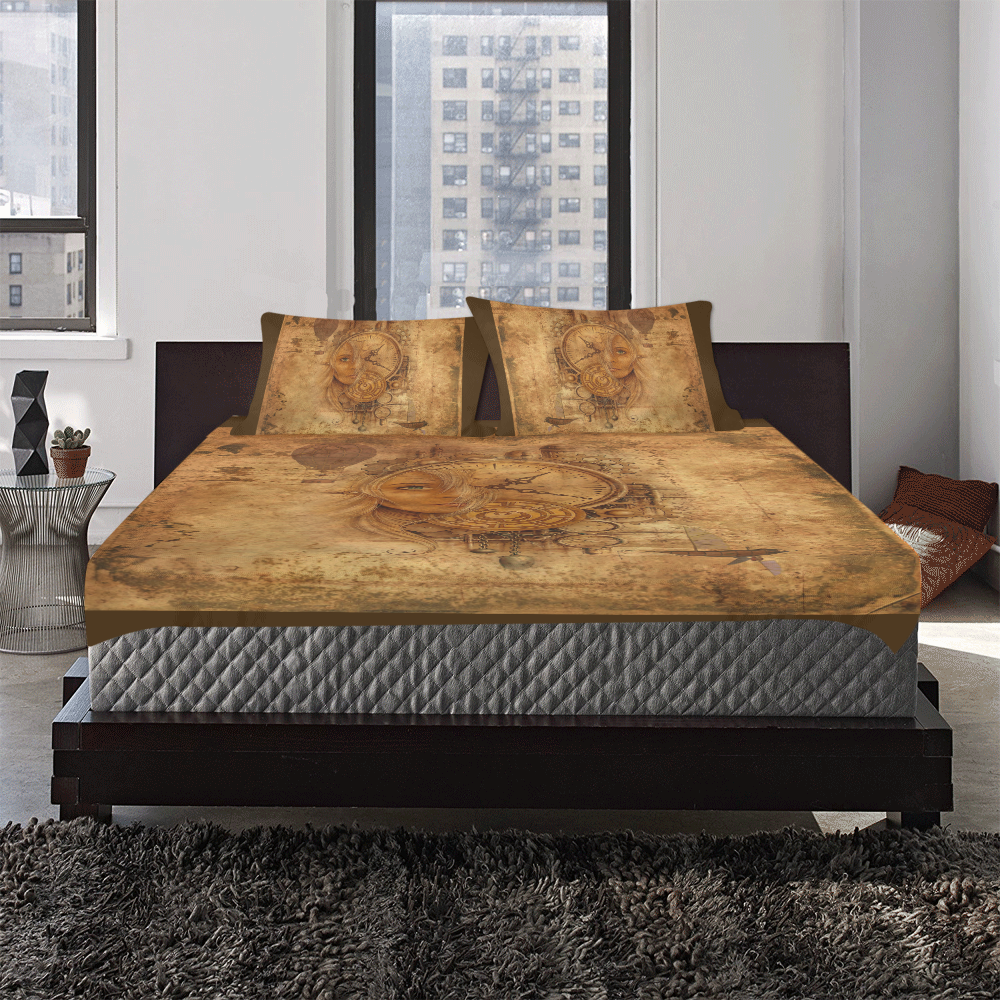 A Time Travel Of STEAMPUNK 1 3-Piece Bedding Set
