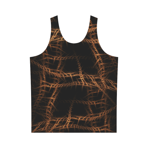 Trapped All Over Print Tank Top for Men (Model T43)