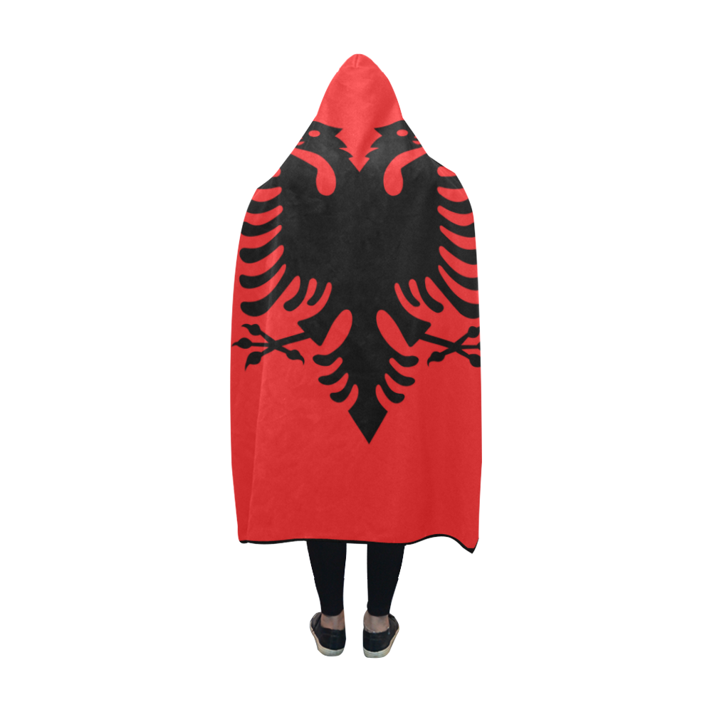 ALBANIA Hooded Blanket 60''x50''