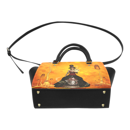 Fantasy women with carousel Classic Shoulder Handbag (Model 1653)