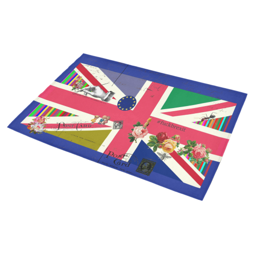 Union Jill F*ck Brexit Azalea Doormat 30" x 18" (Sponge Material)