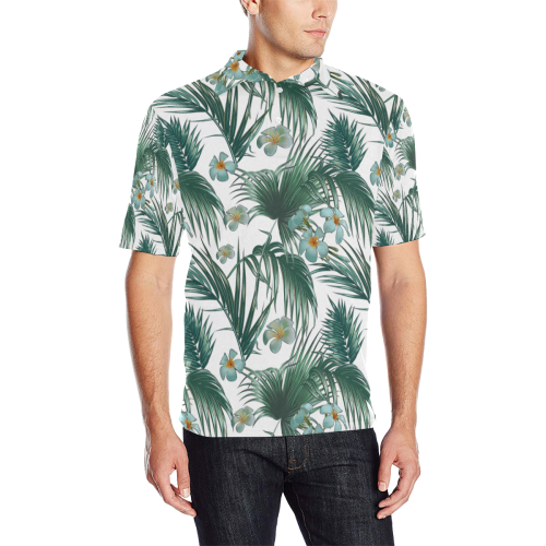 Aloha Shirt 102 Men's All Over Print Polo Shirt (Model T55)