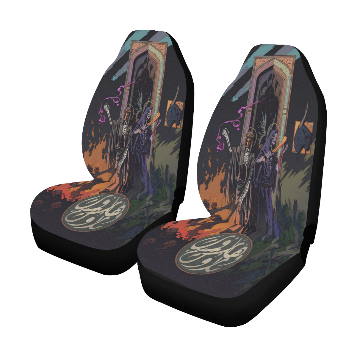 Harot-and-Marot-by-Ibrahem-Swaid Seat Cobers Seat Covers Car Seat Covers (Set of 2)