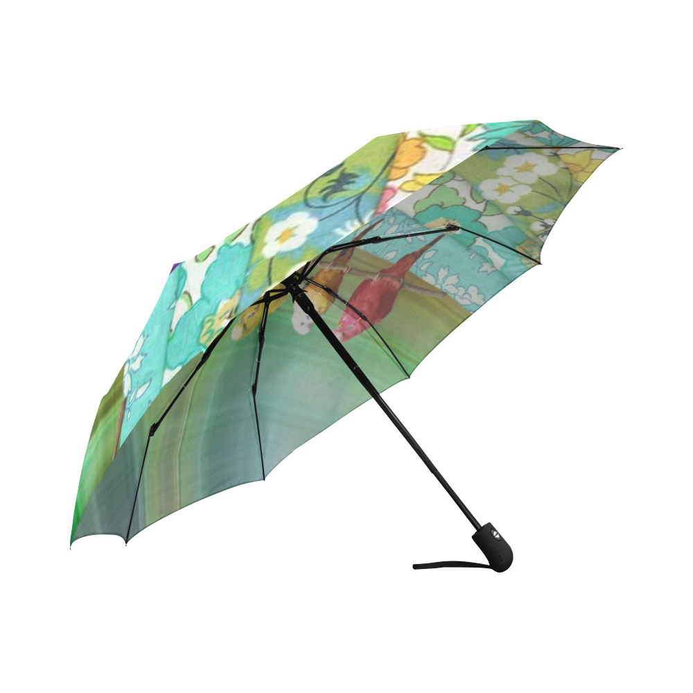 Summer Budgies 2 Auto-Foldable Umbrella (Model U04)
