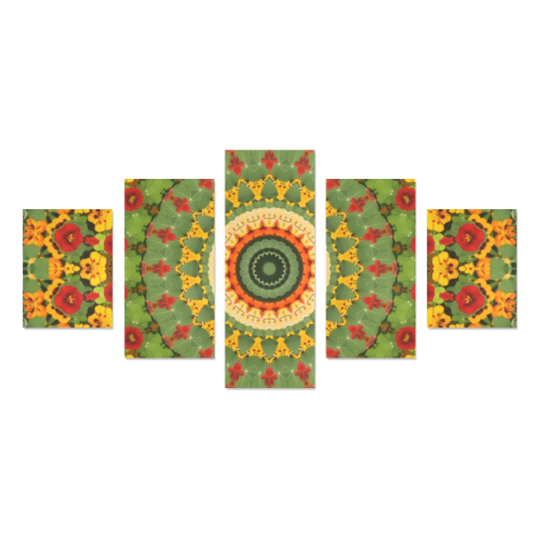 Garden Mandala Canvas Print Sets B (No Frame)