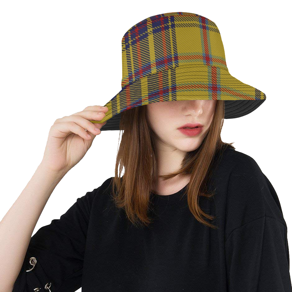 Bracken Tartan All Over Print Bucket Hat