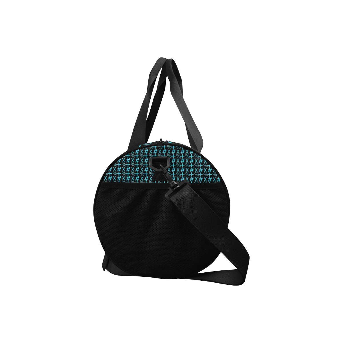 NUMBERS Collection Symbols Teal/ Black Duffle Bag (Model 1679)