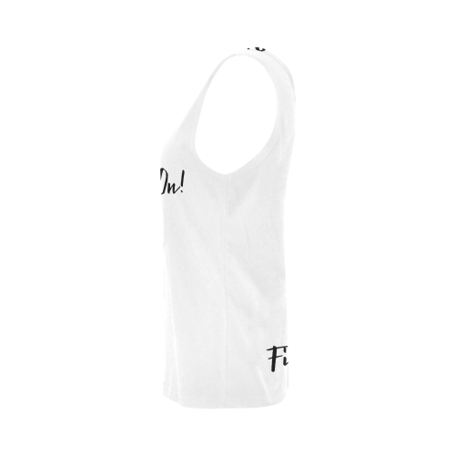 Fish on - white caps All Over Print Tank Top for Women (Model T43)