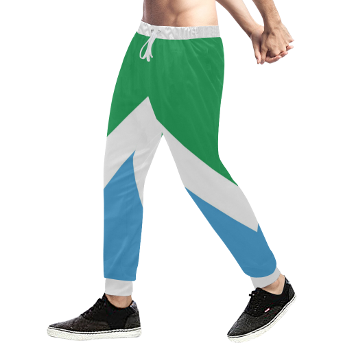 Vegan Flag Men's All Over Print Sweatpants (Model L11)