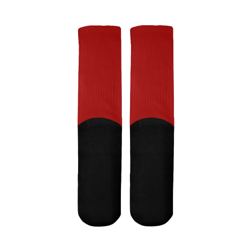 Canada Souvenir Socks Red Mid-Calf Socks (Black Sole)