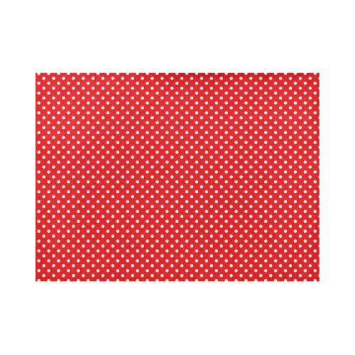 Red polka dots Placemat 14’’ x 19’’ (Set of 4)