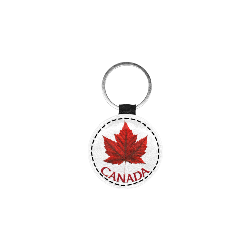 Canada Souvenir Round Pet ID Tag