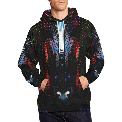 Alien Party Ram Deep All Over Print Hoodie for Men (USA Size) (Model H13)