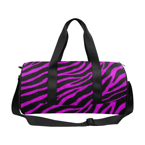 Ripped SpaceTime Stripes - Pink Duffle Bag (Model 1679)