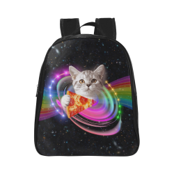 Pizza Cat Kids School Backpack (Model 1601)(Small)