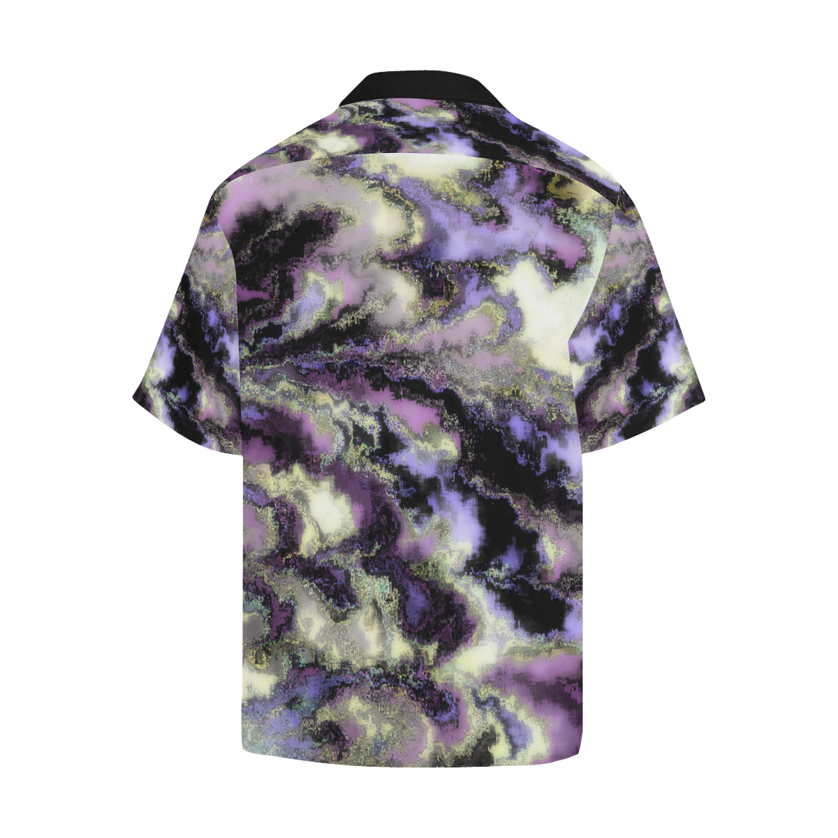Purple marble Hawaiian Shirt (Model T58)