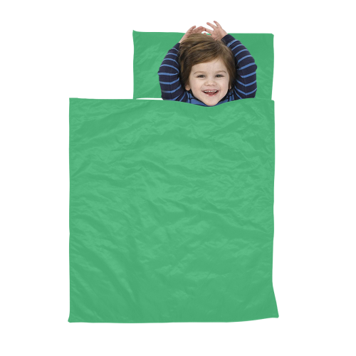 color medium sea green Kids' Sleeping Bag