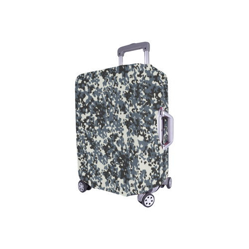 Urban City Black/Gray Digital Camouflage Luggage Cover/Small 18"-21"