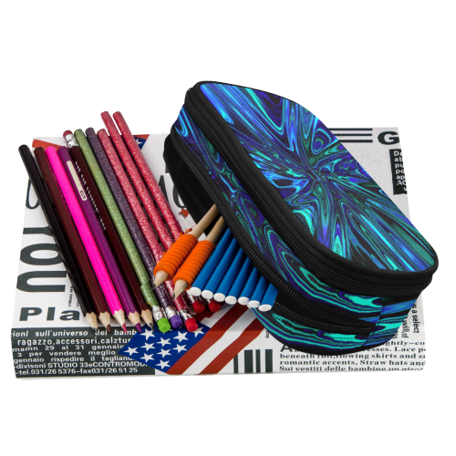 new fractal 717A by JamColors Pencil Pouch/Large (Model 1680)