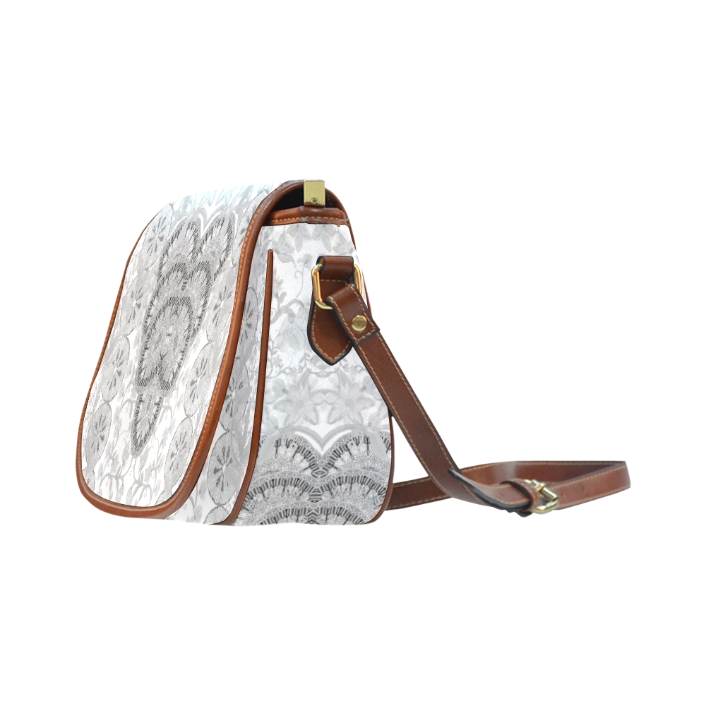 indian flowers 19 Saddle Bag/Small (Model 1649) Full Customization